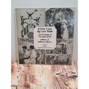 D'Oyly Carte The Last Night Vinyl LP 3 Record Set MHS 834948W *TESTED*